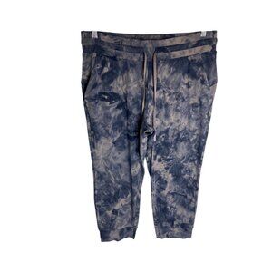 Lululemon Ready to Rulu Jogger Crop Tie Dye Lunar Rock Navy-sz 14